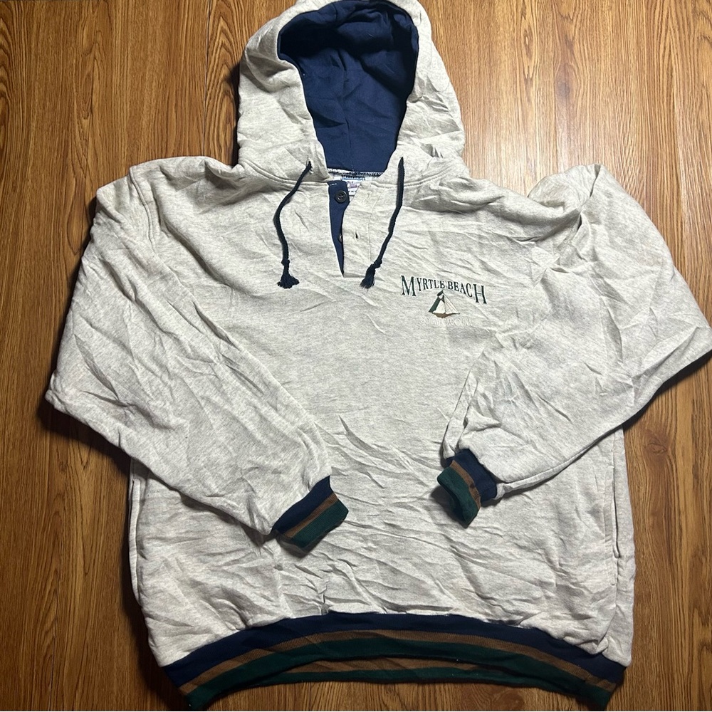 Sportswear Hoodie Sweatshirt Vintage Myrtle Beach Large
